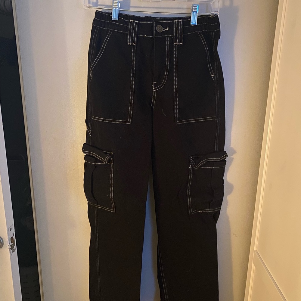 Urban Outfitters Black and White Painter Pants